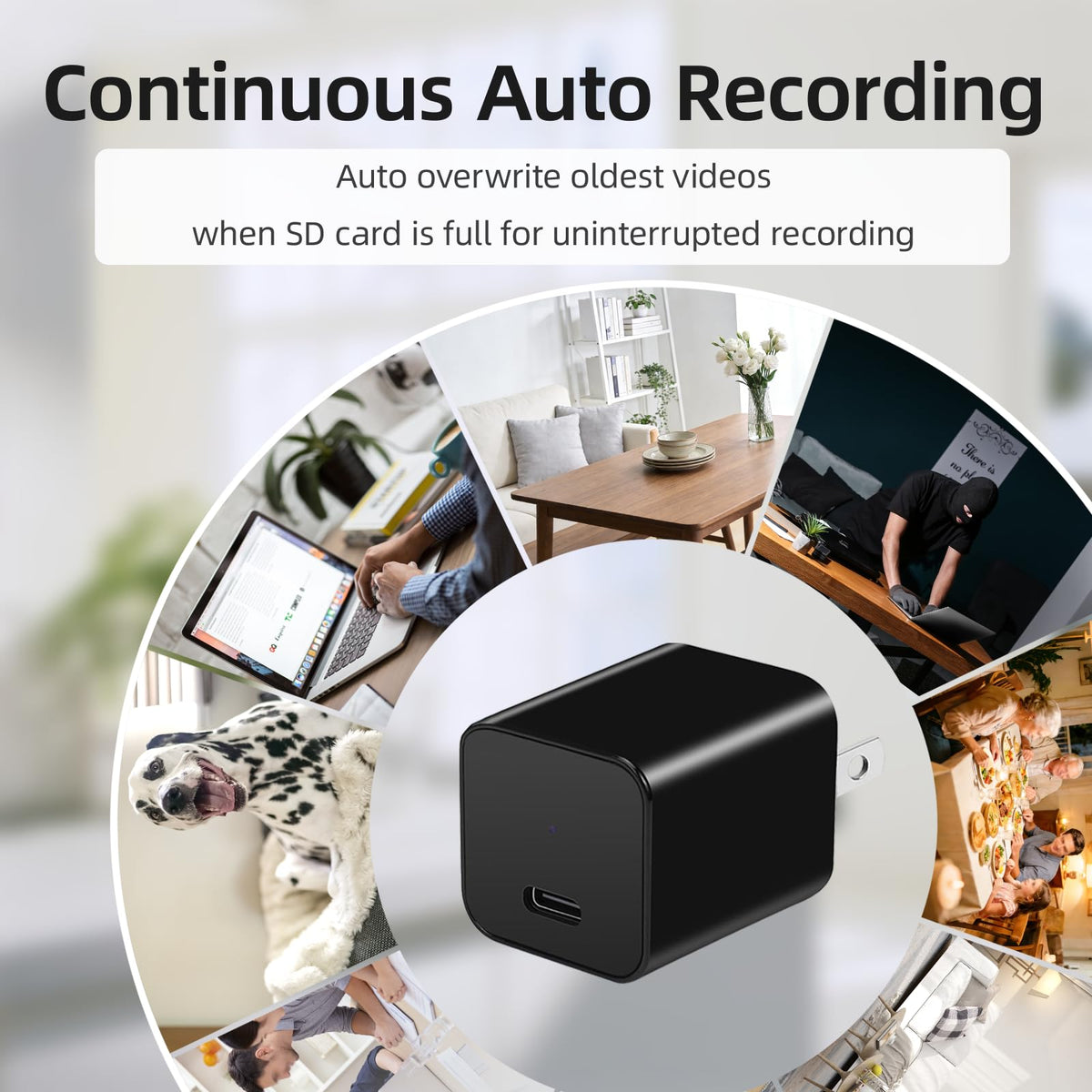 XIAOLUGL 1080p Indoor Security Camera