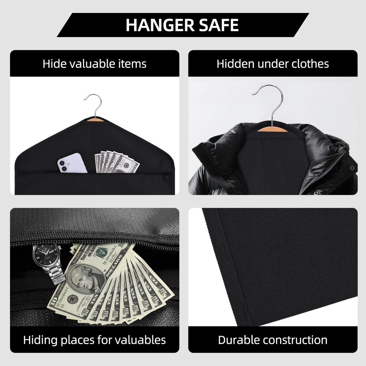 YUJIASH Hanger Diversion Bags Two-Pack