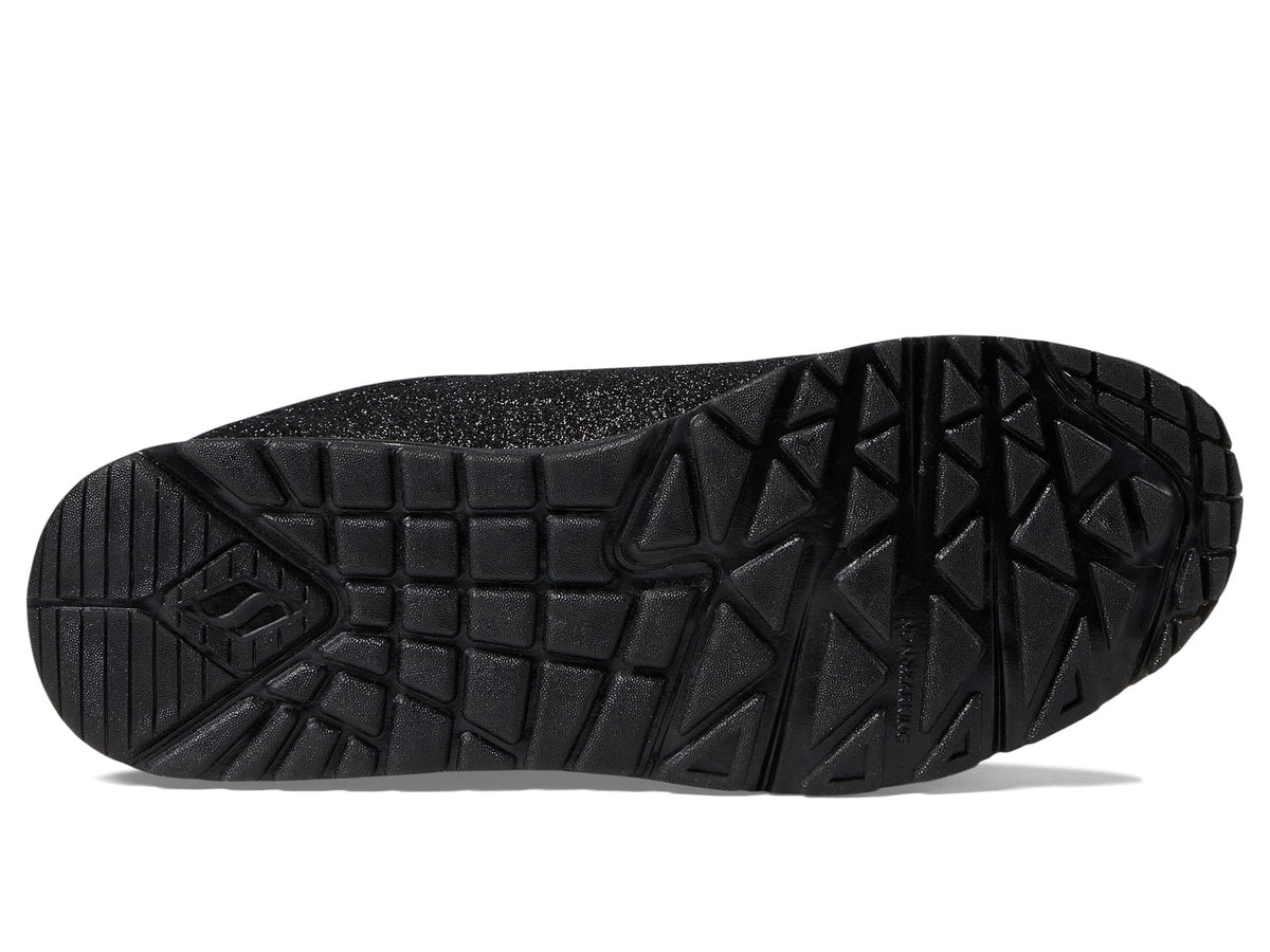 Skechers Kids Uno Ice Sneaker, Black, 12.5 Little Kid