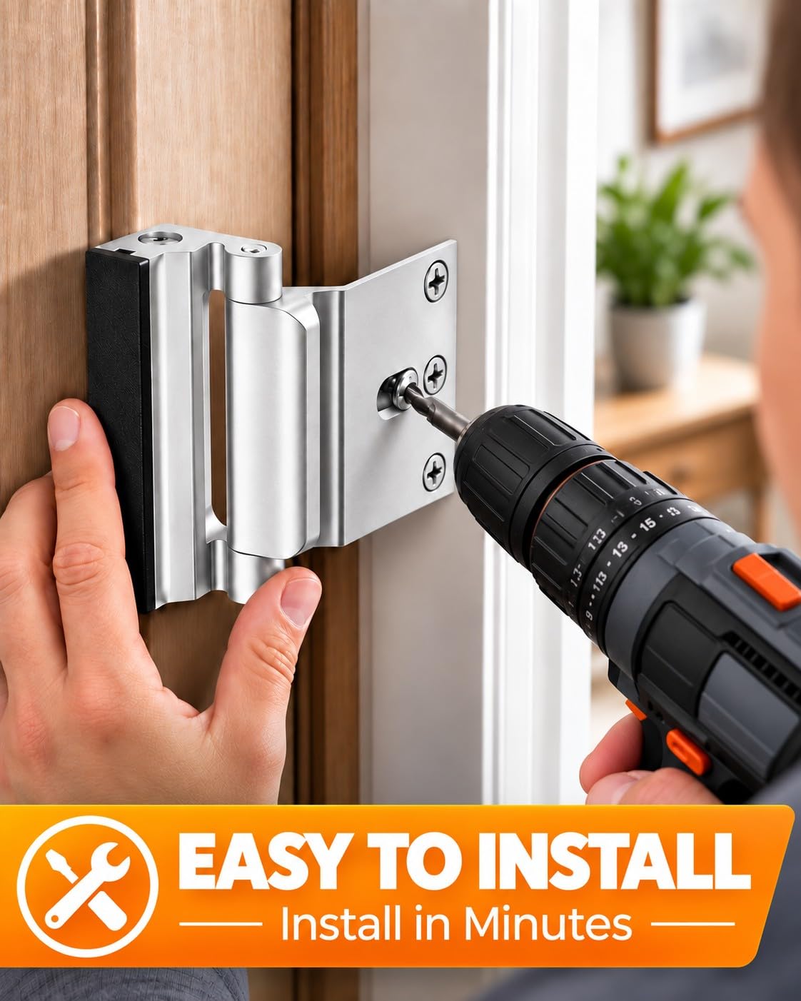 EverPlus Door Reinforcement Lock Two-Pack