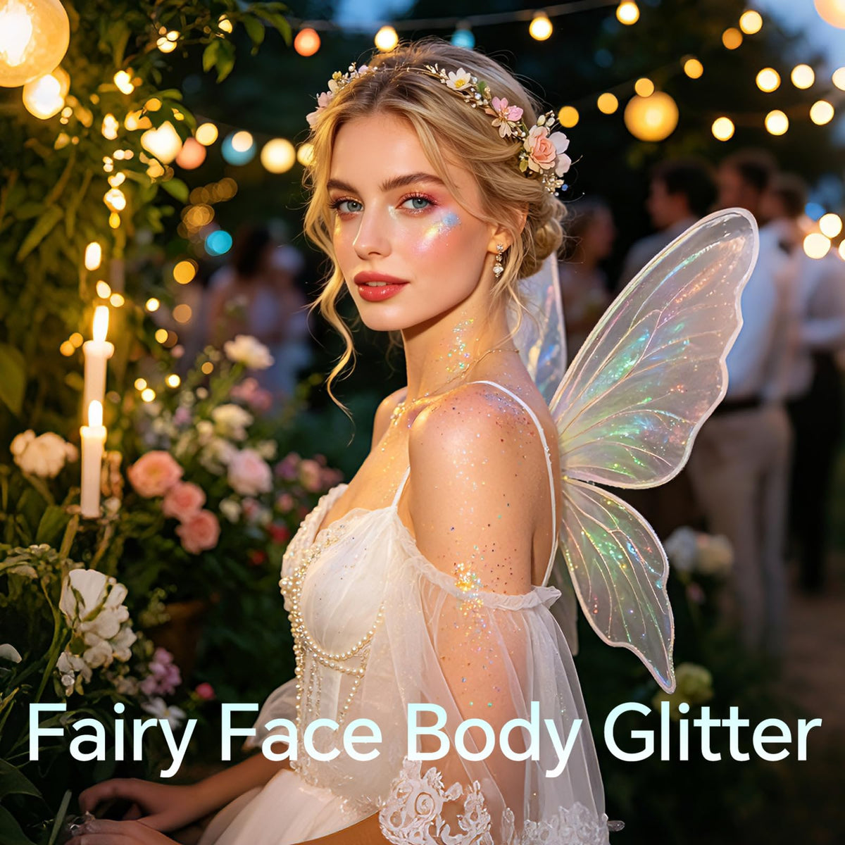 AROIC 6Pcs Body Glitter Stick, Sparkly Mermaid Face Glitter Makeup for Kids
