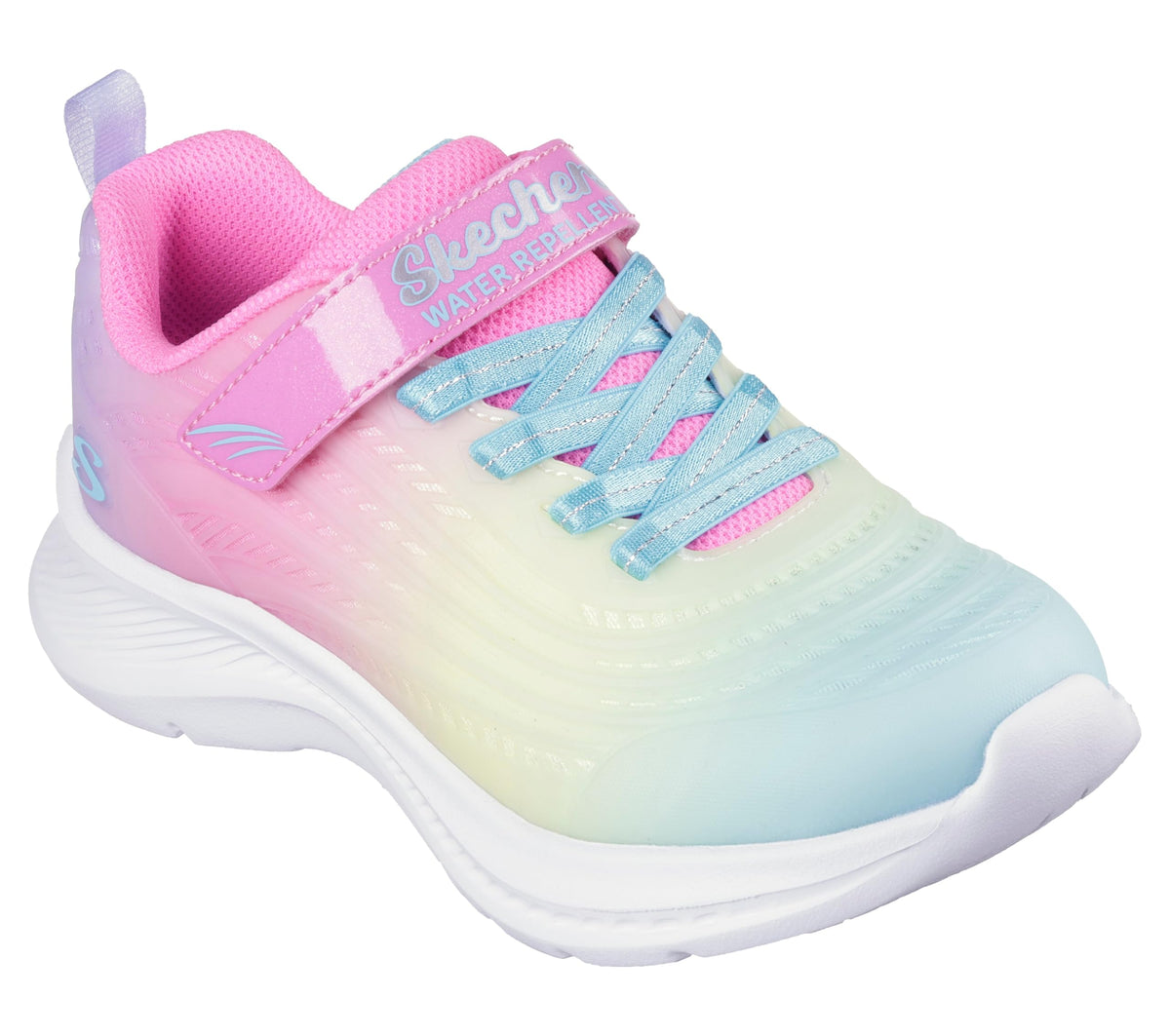 Skechers Kids Girls Jumpsters 2.0-Blurred Dream Sneaker, Pink/Multi, 13 Little Kid