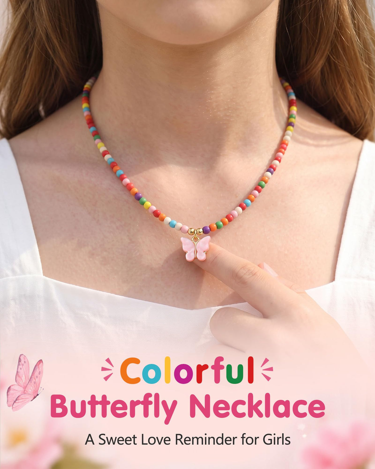 Kidbbi Necklace for Little Girl Kids Jewelry 4 5 7 6 8 12 Year Old Gifts