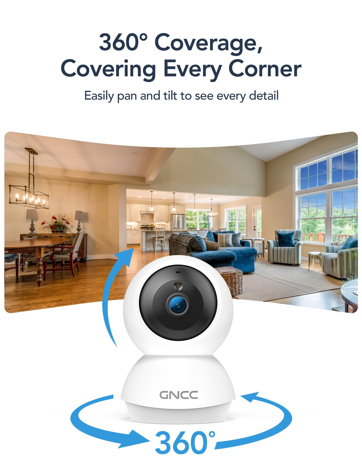 GNCC 2K Indoor Security Camera