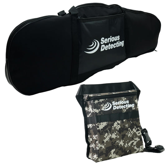 Serious Detecting All-Purpose Padded Carry Bag for Metal Detector and Finds Pouch