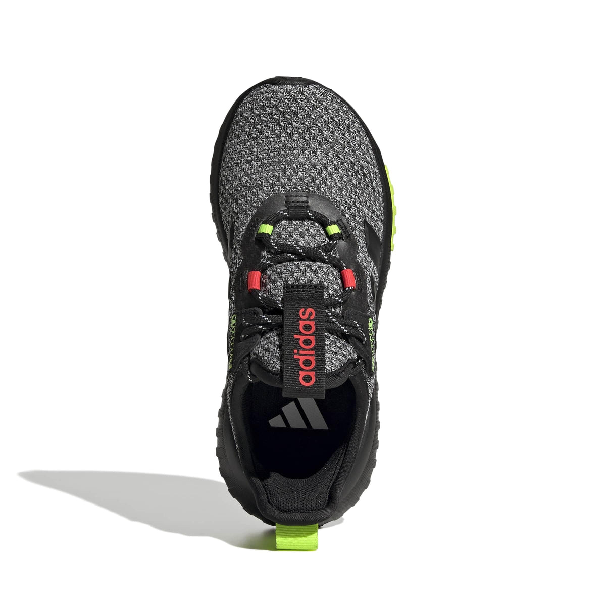 adidas Unisex-Kids Kaptir 4.0, Black/Black/Lucid Lemon, 11