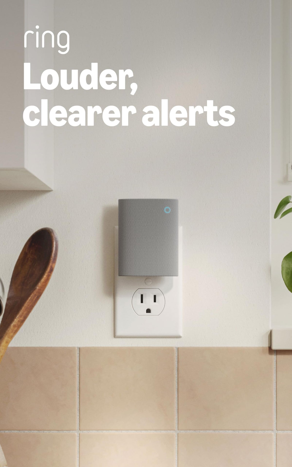 Ring Chime ��� Enhanced audio for real-time alerts you can hear from anywhere, easy plug-in setup, simple wifi & Bluetooth connectivity, sleek design,