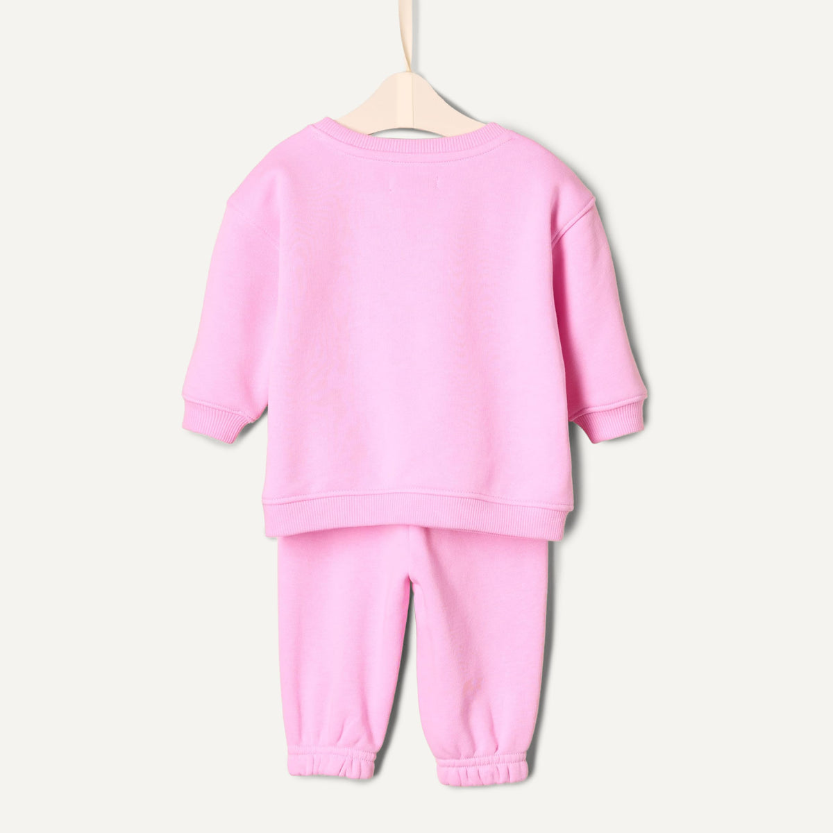 Amazon Essentials x Sofia Grainge Unisex Toddlers' Sweatshirt & Sweatpant Set, Pink, 3T