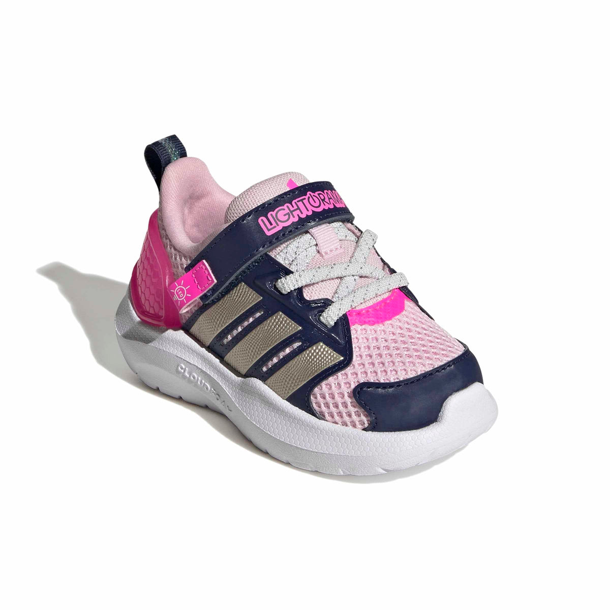 adidas Unisex-Baby Lightorama, Clear Pink/Cyber Metallic/Lucid Pink, 10