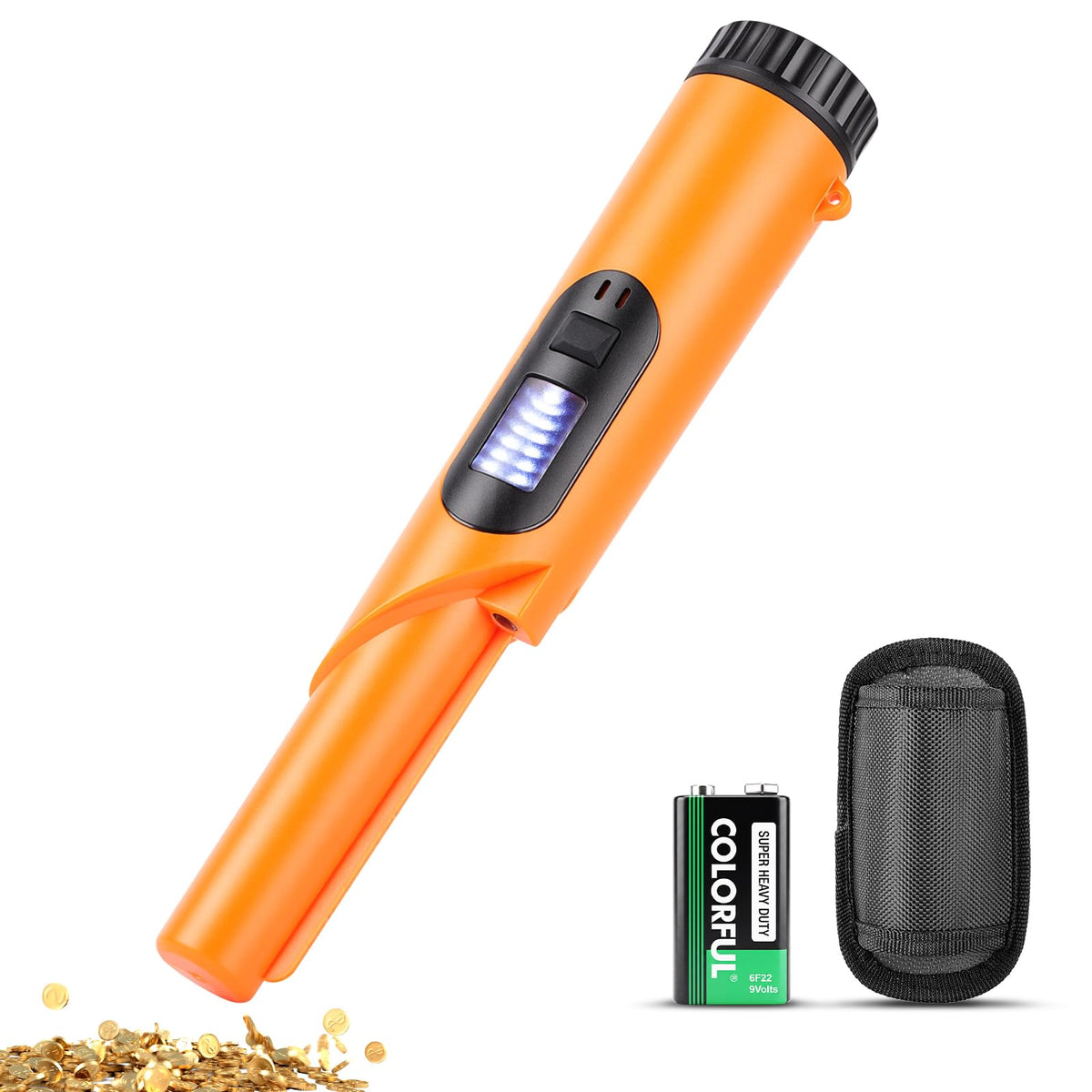 Metal Detector Pinpointer, 360�� Handheld Pin Pointer with