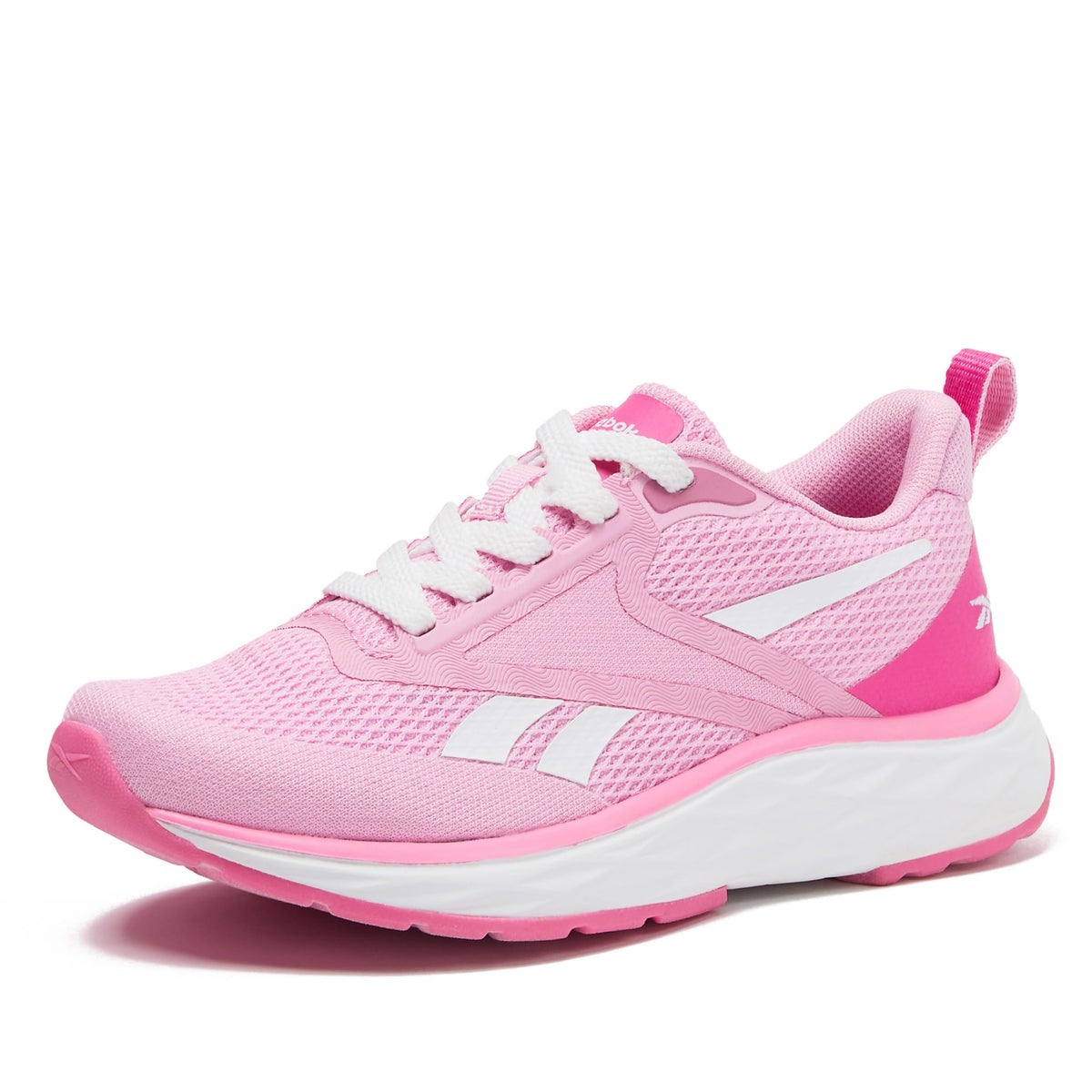 Reebok Aniwa Athletic Kids Shoes for Girls and Boys, Pink/Pink/White, 12