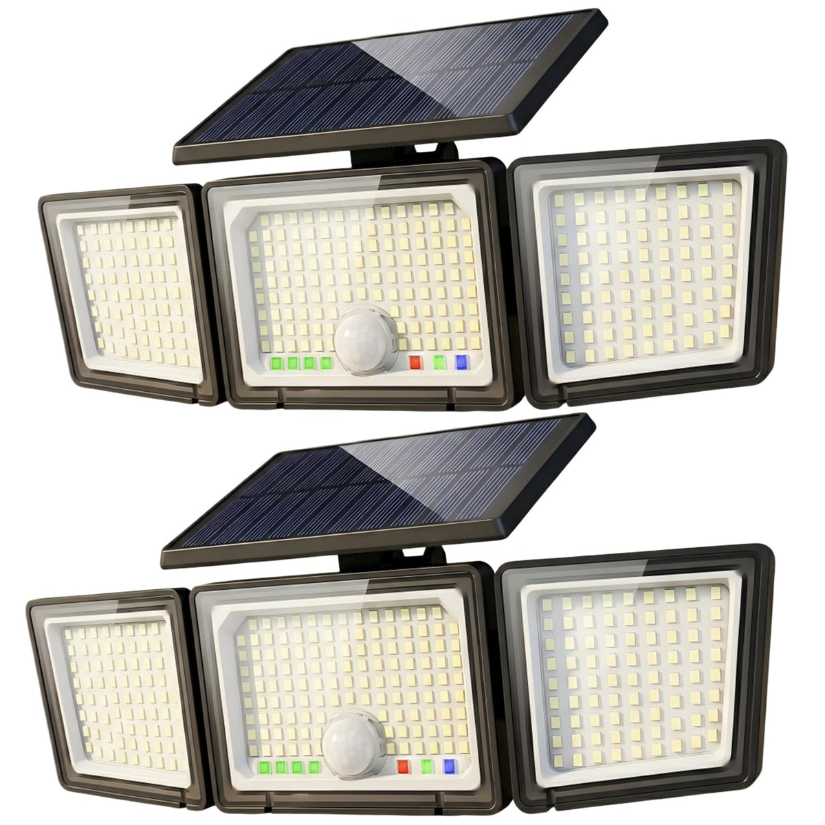 CLAONER Solar Motion Floodlights Two-Pack