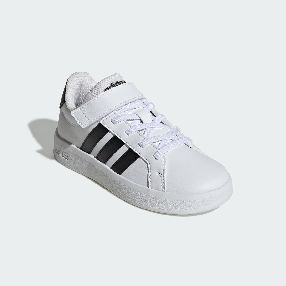 adidas Unisex-Kids Grand Court 3.0 El C, White/Black, 1