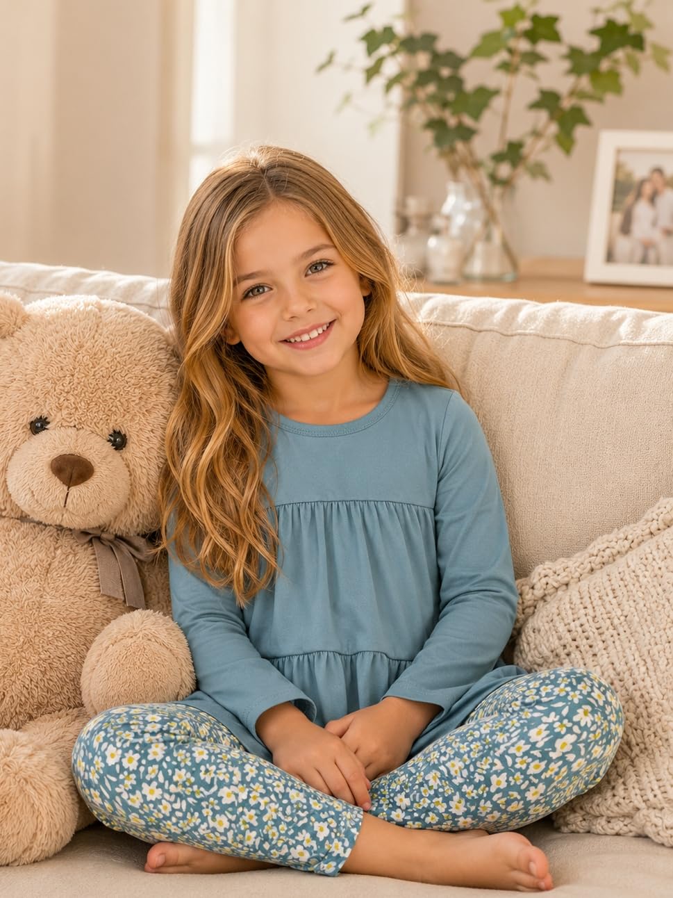 PaPaai Sara Girls Peplum Set