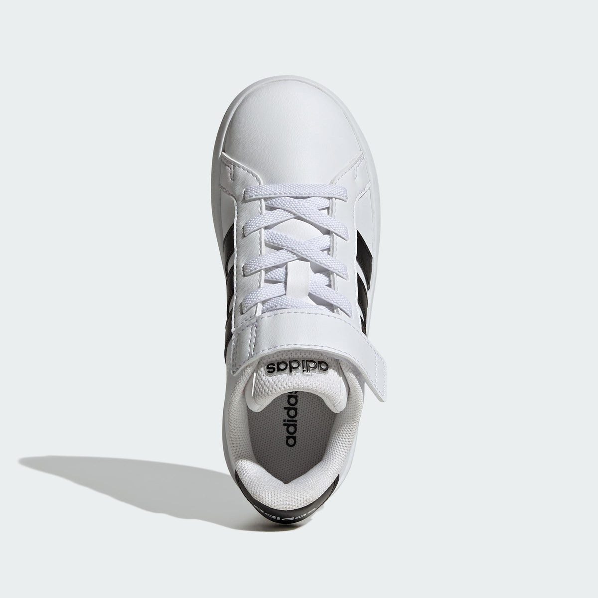 adidas Unisex-Kids Grand Court 3.0 El C, White/Black, 1