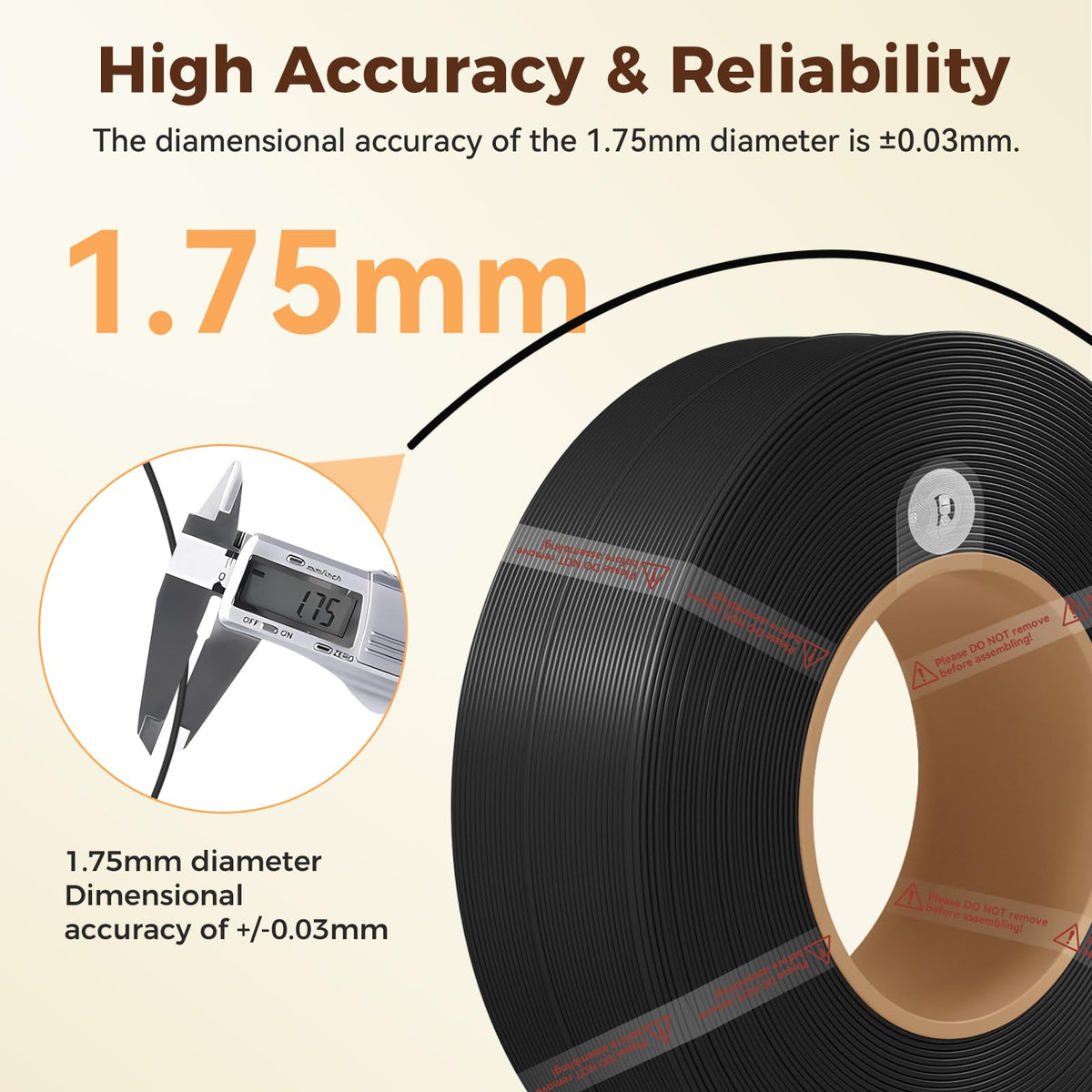 ENOMAKER Bamboo PLA Matte 3D Printer Filament Refill Dark Green 11501