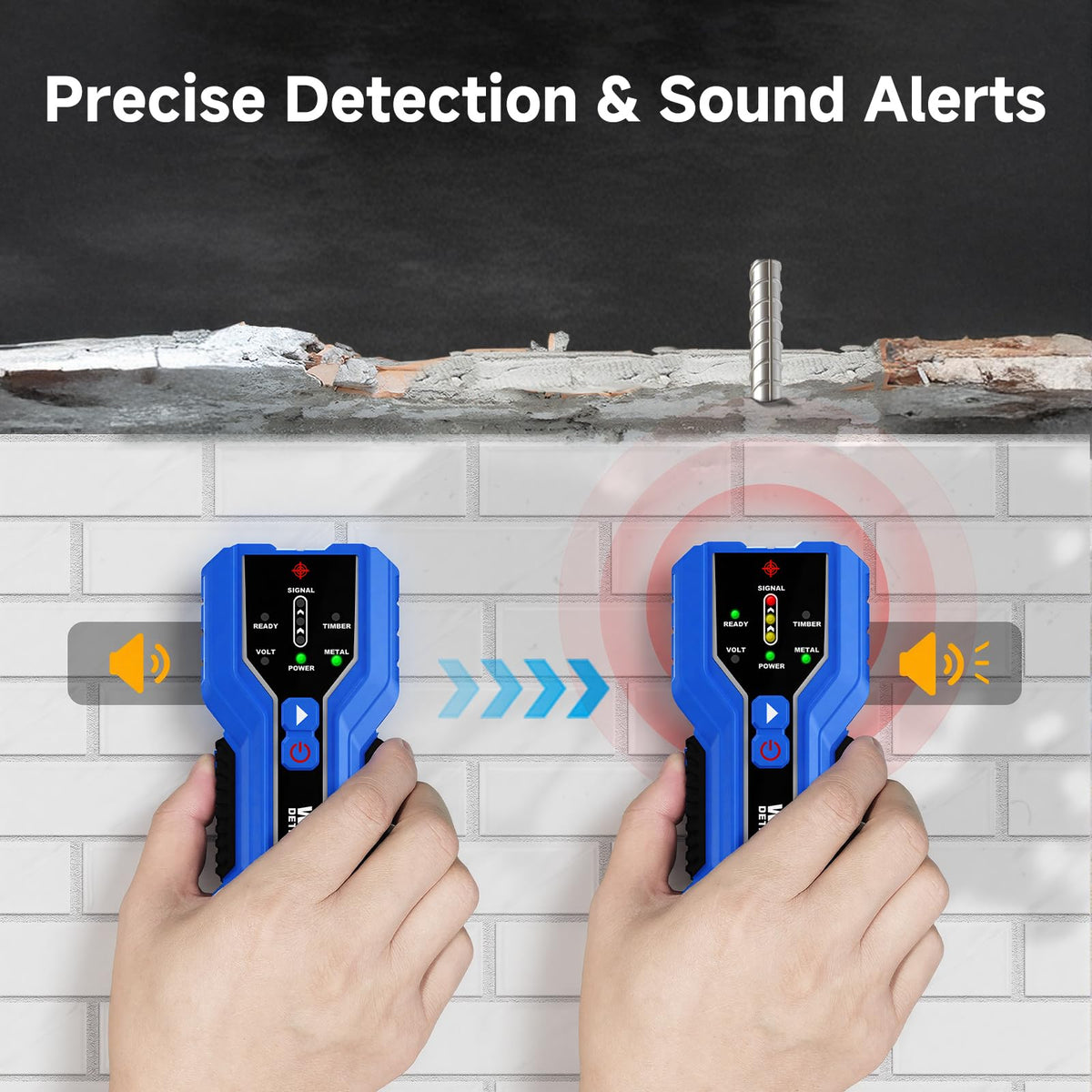 GOTMEET Stud Finder ��� Electronic 3-in-1 Stud Detector with Smart