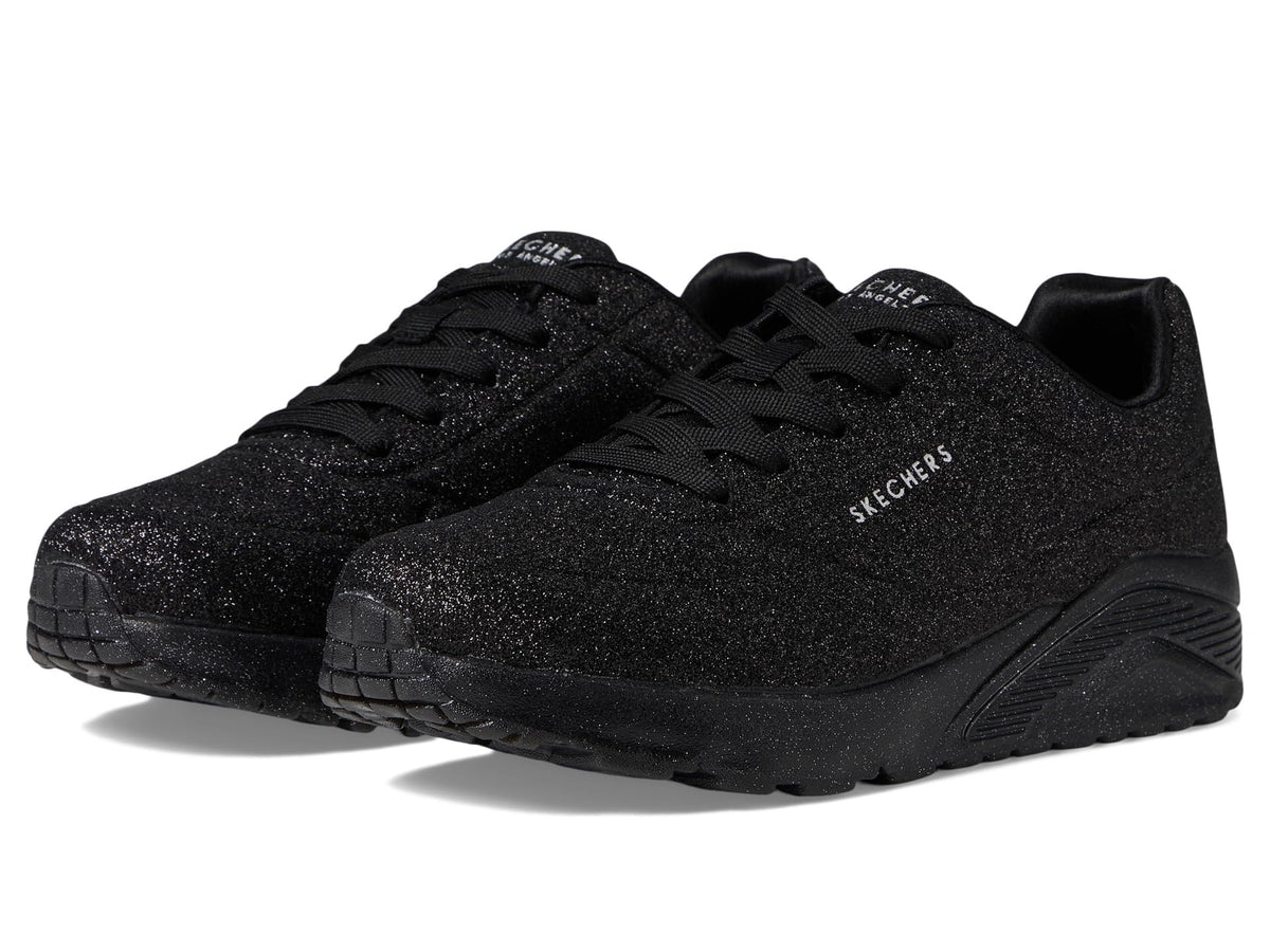 Skechers Kids Uno Ice Sneaker, Black, 12.5 Little Kid