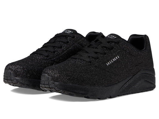 Skechers Kids Uno Ice Sneaker, Black, 12.5 Little Kid