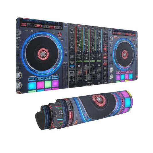 XL Large Gaming Mouse Pad Desk Mat, 31.5��11.8 Inch DJ Mixer Desk Pad, Music Controller Turntable Long Keyboard Mat for Desktop Laptop PC Comp