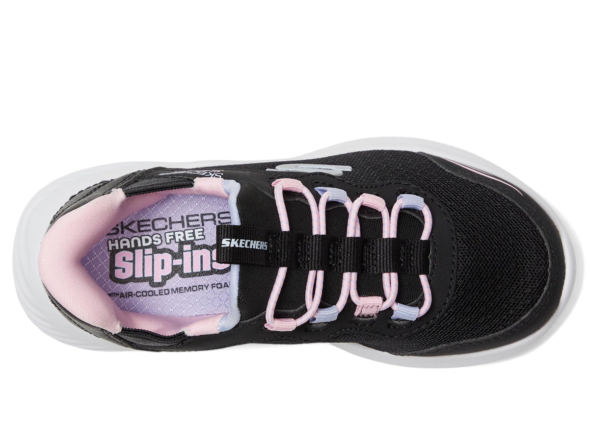 Skechers Kids Bounder - Simple Cute Sneaker, Black, 9 Toddler
