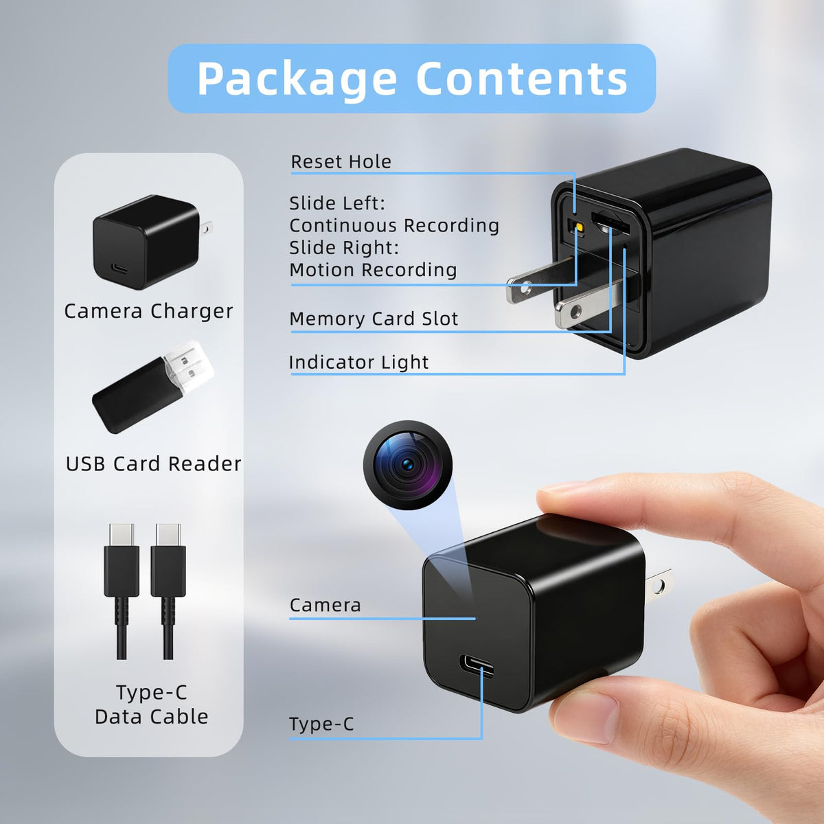 XIAOLUGL 1080p Indoor Security Camera