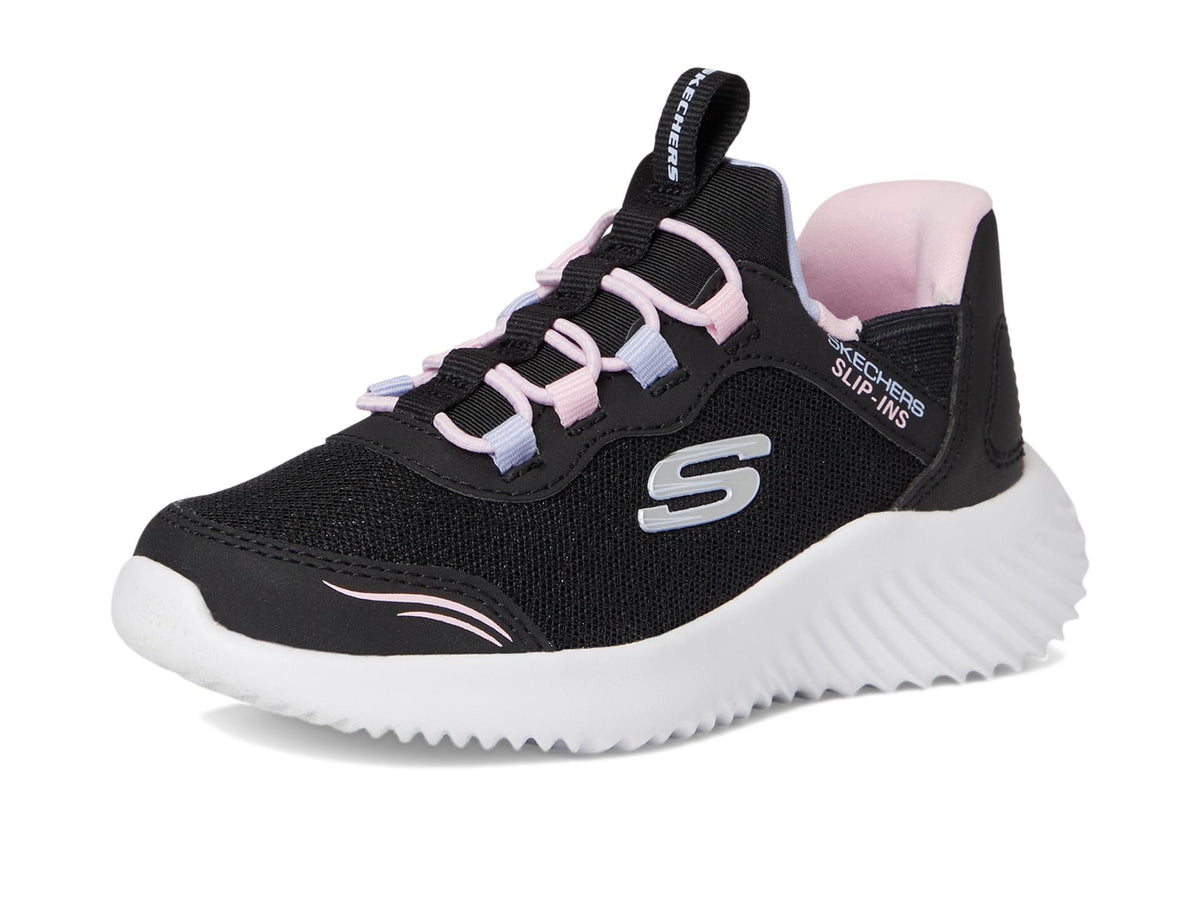 Skechers Kids Bounder - Simple Cute Sneaker, Black, 6 Toddler