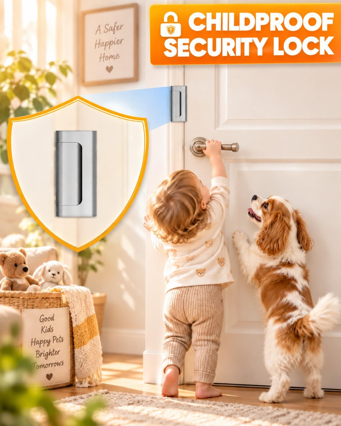 EverPlus Door Reinforcement Lock Two-Pack