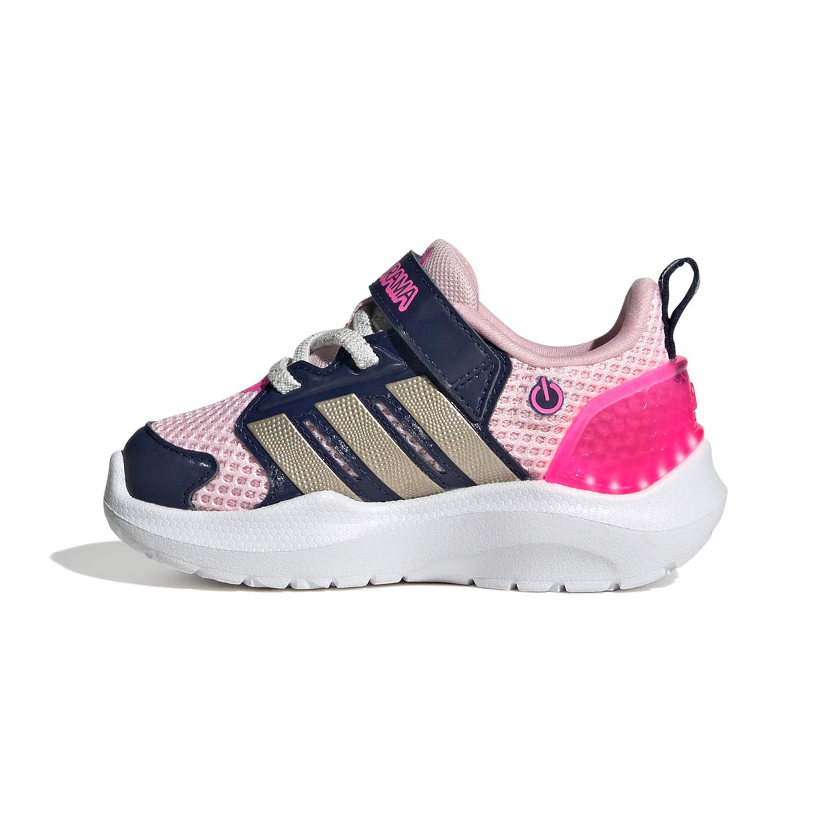 adidas Unisex-Baby Lightorama, Clear Pink/Cyber Metallic/Lucid Pink, 10