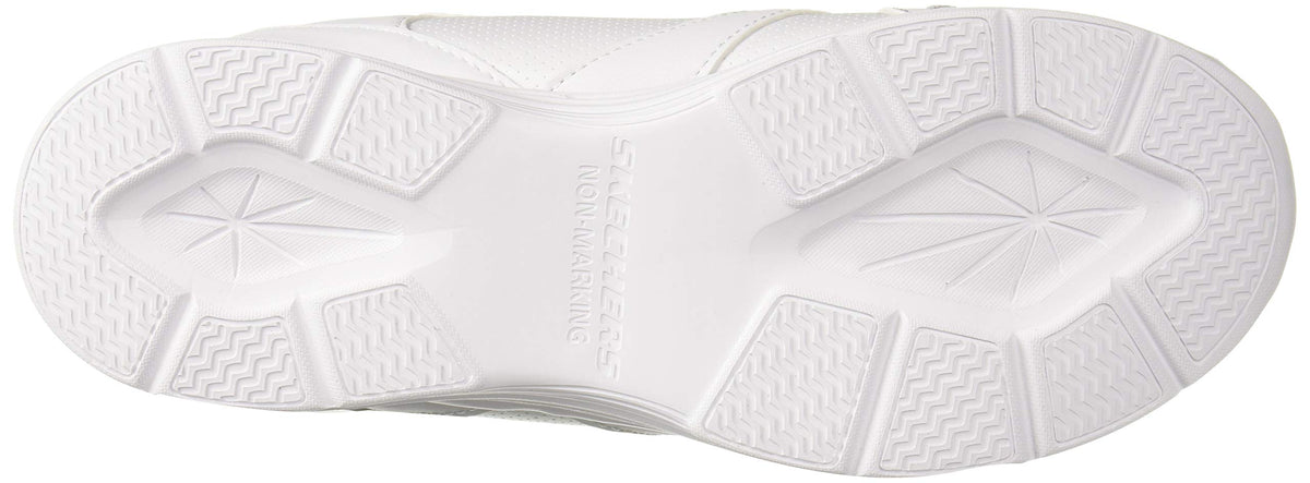 Skechers Girl's Glimmer Kicks - School Struts Sneaker Sneaker, White, 2.5 Little Kid