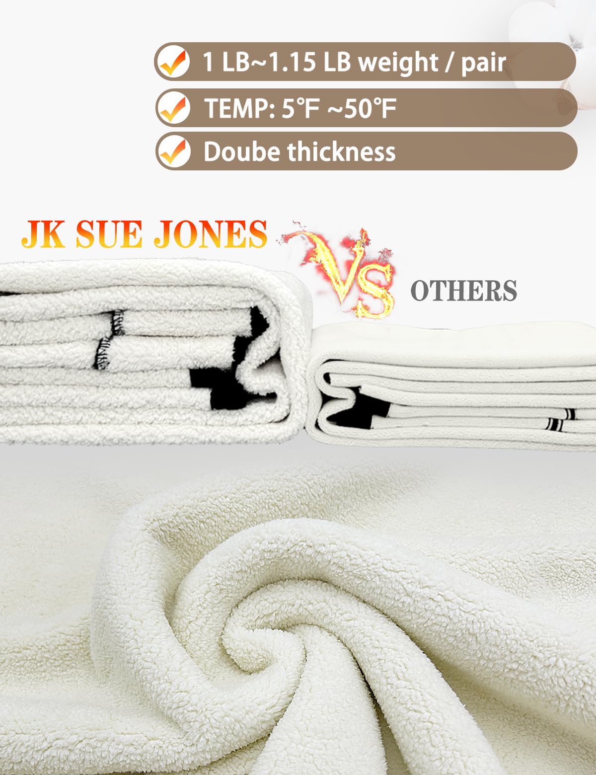 JK SUE JONES Fleece Lined Leggings Winter-Warm Thick Pants Women Dark Grey