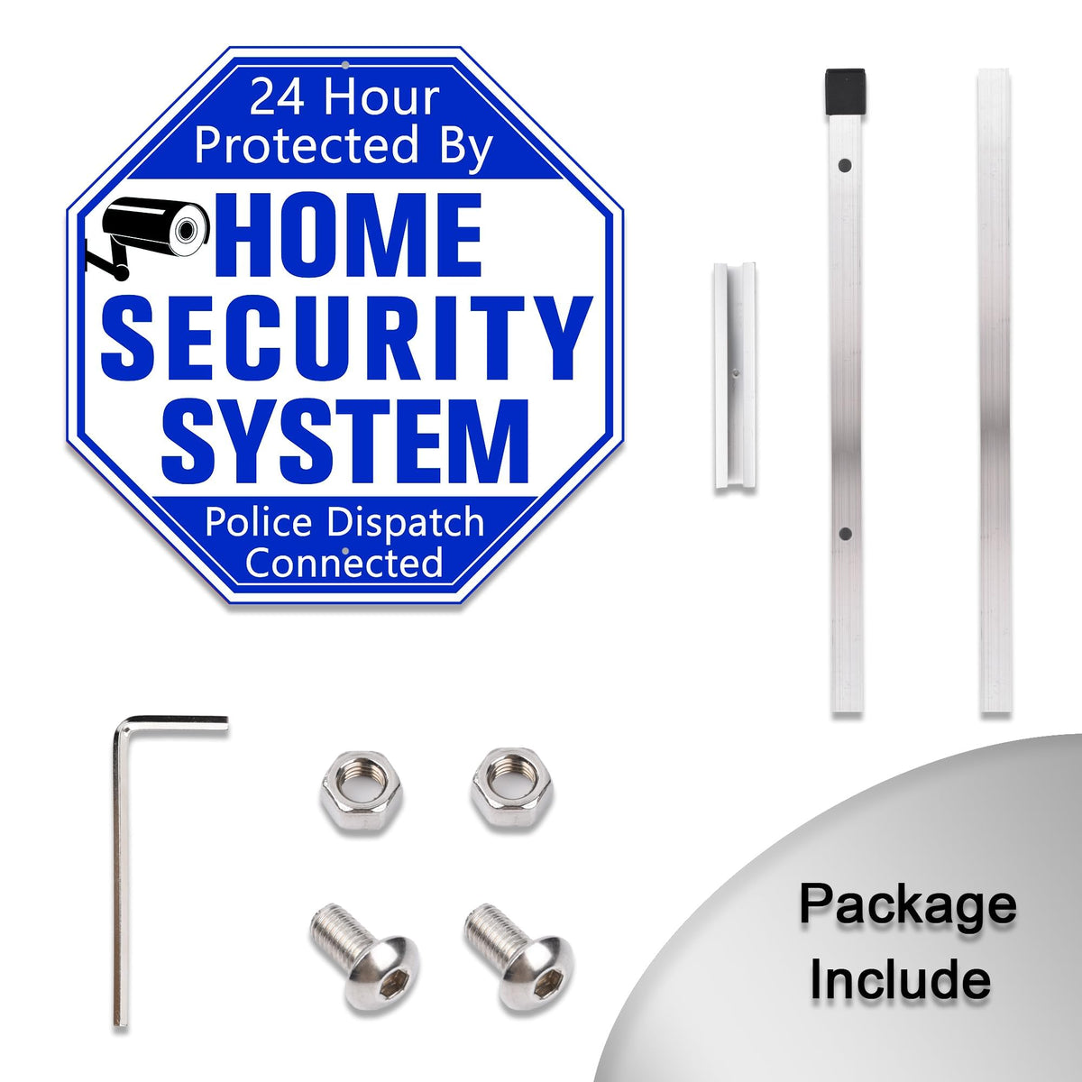 Uflashmi Home Security Yard Sign