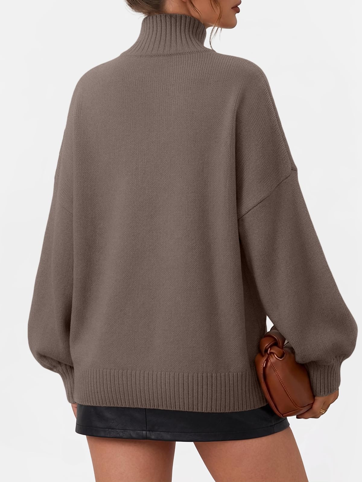 LILLUSORY Women's Turtleneck Oversized Sweater Fall Outfits Clothes 2026