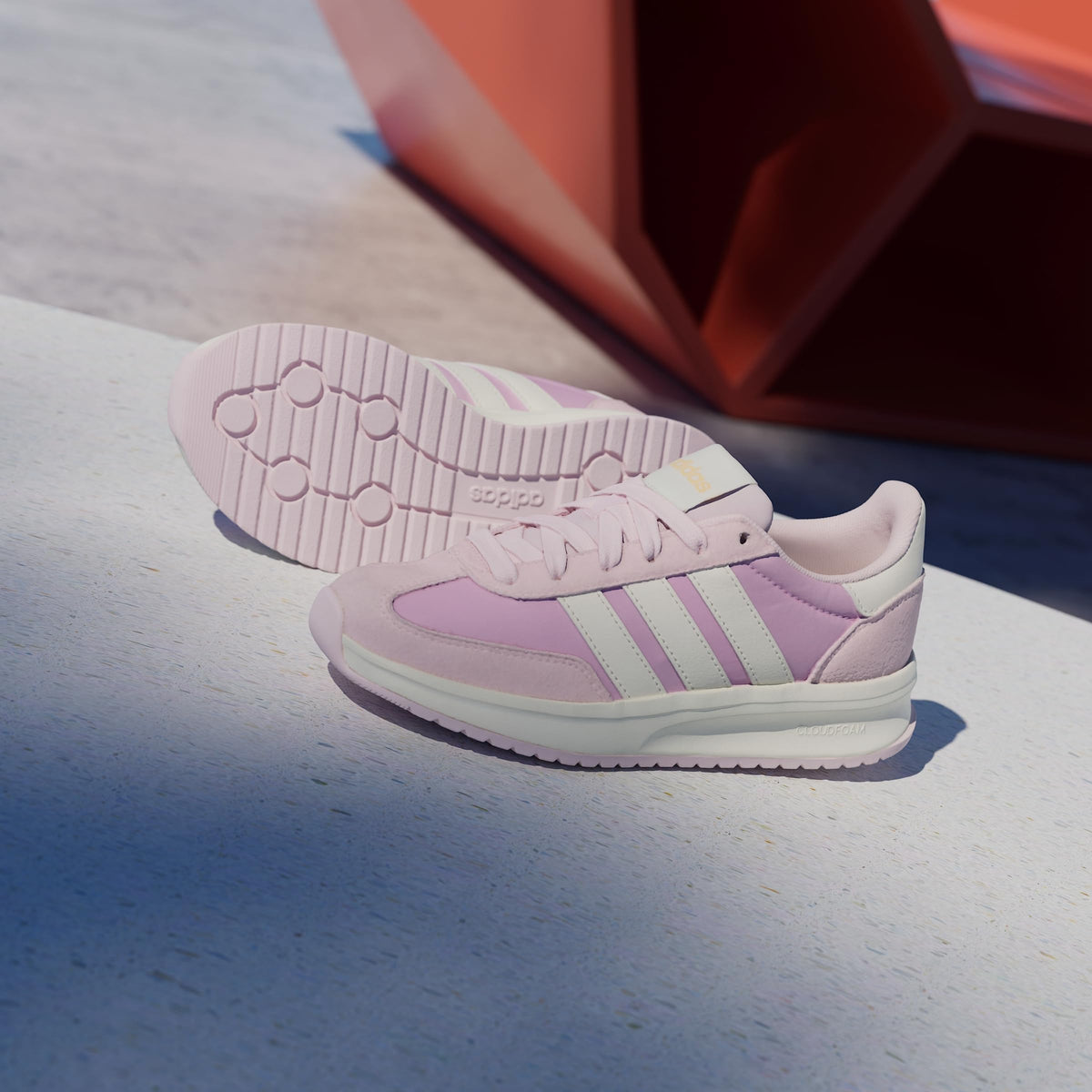 Adidas Unisex-Kids Run 70s 2.0, Bliss Lilac/Off White/Clear Pink, 7