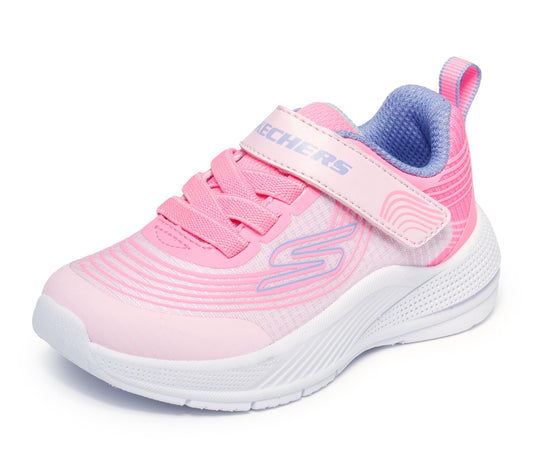 Skechers Kids Microspec Advance Sneaker, Lightpurple, 10 Toddler