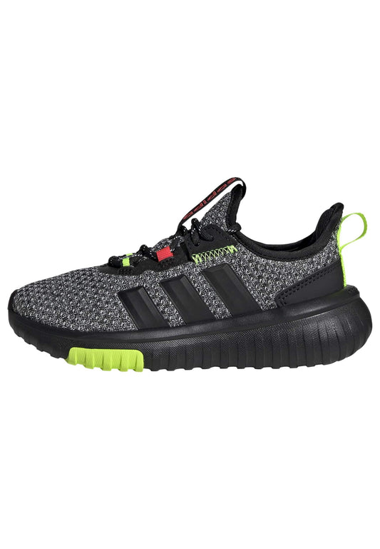 adidas Unisex-Kids Kaptir 4.0, Black/Black/Lucid Lemon, 11