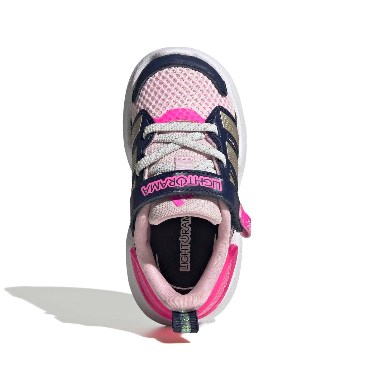 adidas Unisex-Baby Lightorama, Clear Pink/Cyber Metallic/Lucid Pink, 10