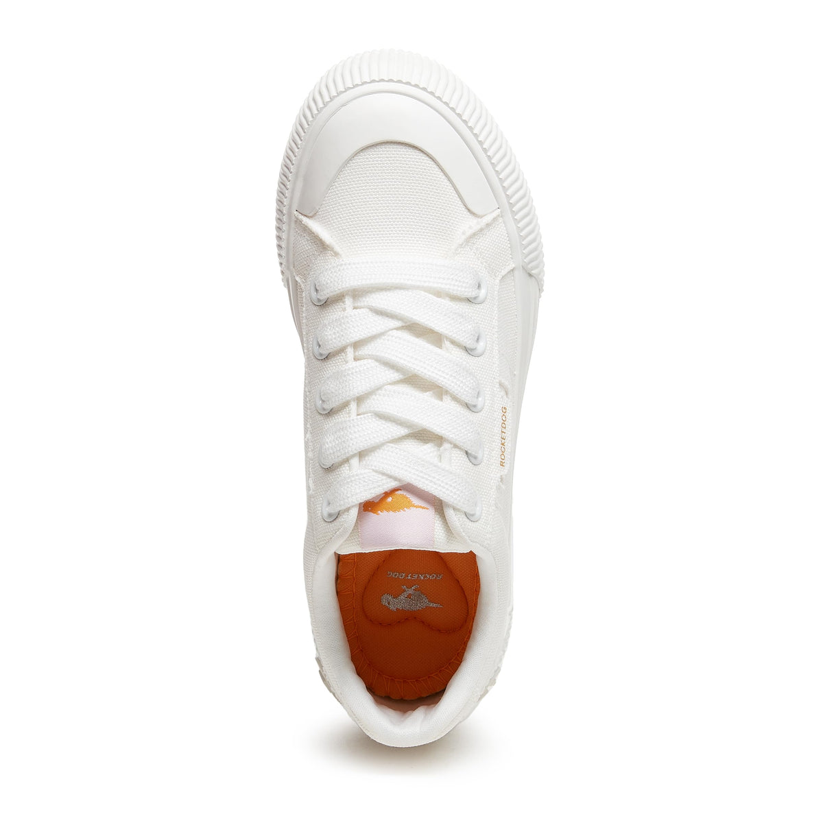 Rocket Dog Jr Cheery Sneaker, White, 4 US Unisex Big Kid