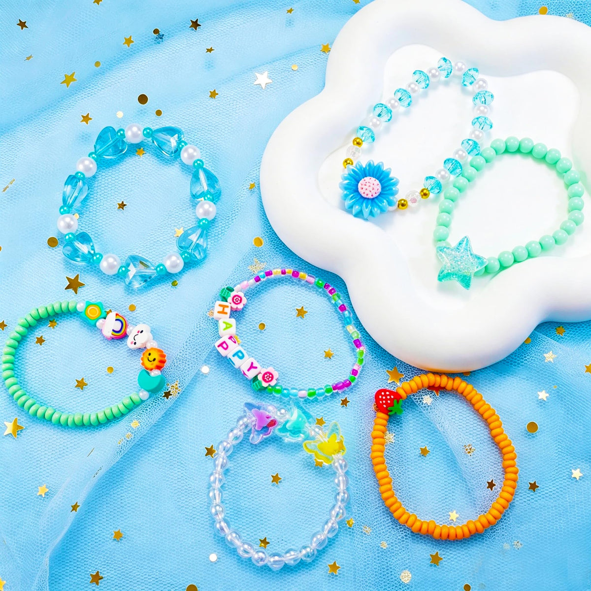 SIELEVIN Little Girls Bracelets for Kids Toddler Jewelry Gift for Girls