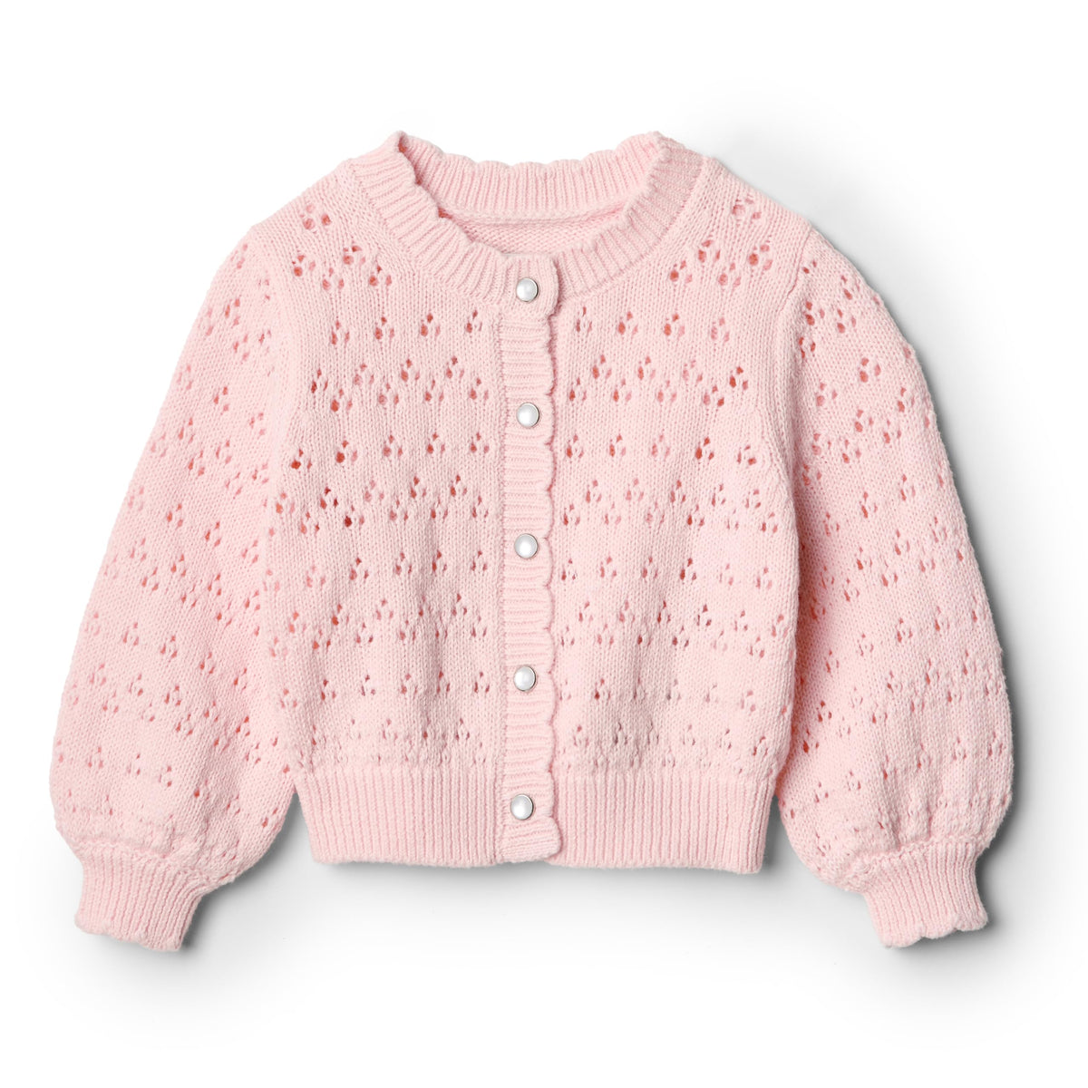 Amazon Essentials Baby Girls' Baby Girls' and Toddlers Lightweight Knit Cardigan, Light Pink, 18 Months