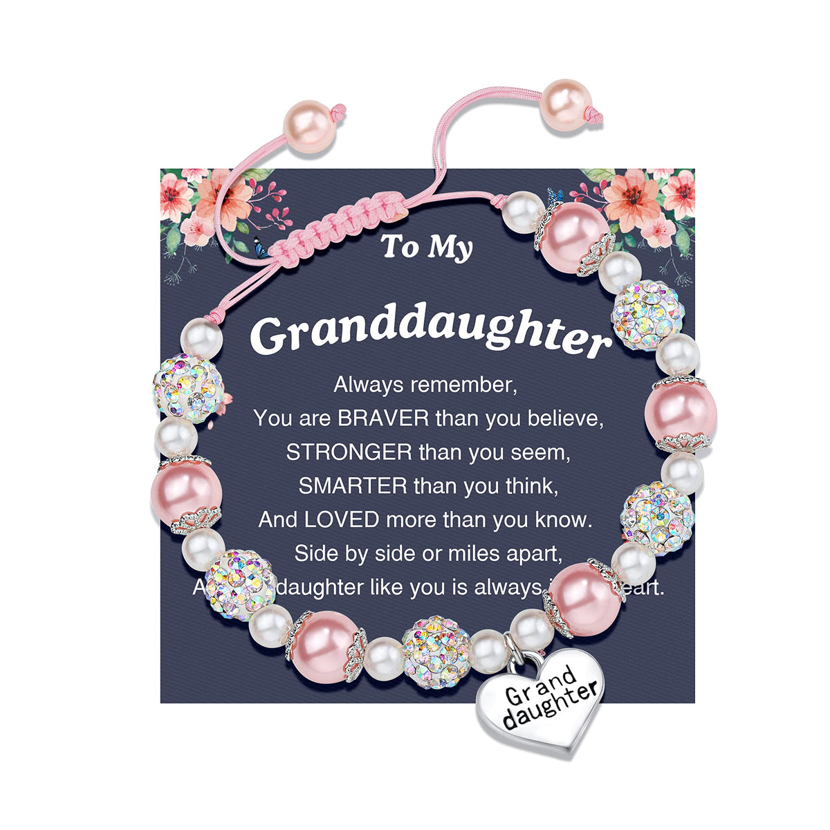 UNGENT THEM Kids Jewelry Girls Charm Bracelets 8 12 10 Granddaughter Gifts