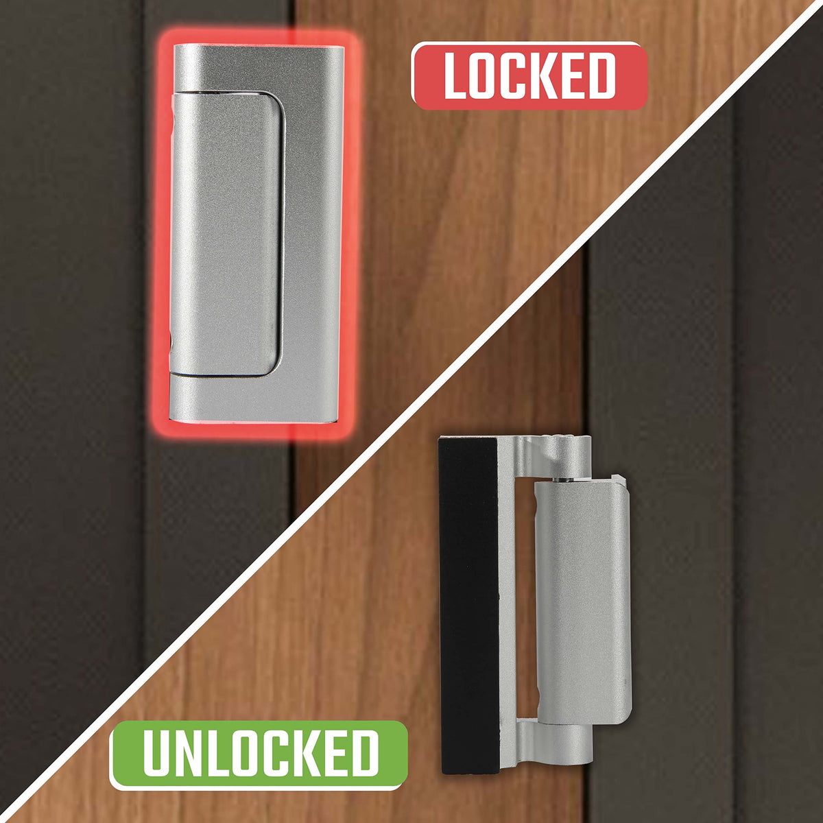 GreaTalent Silver Door Reinforcement Lock