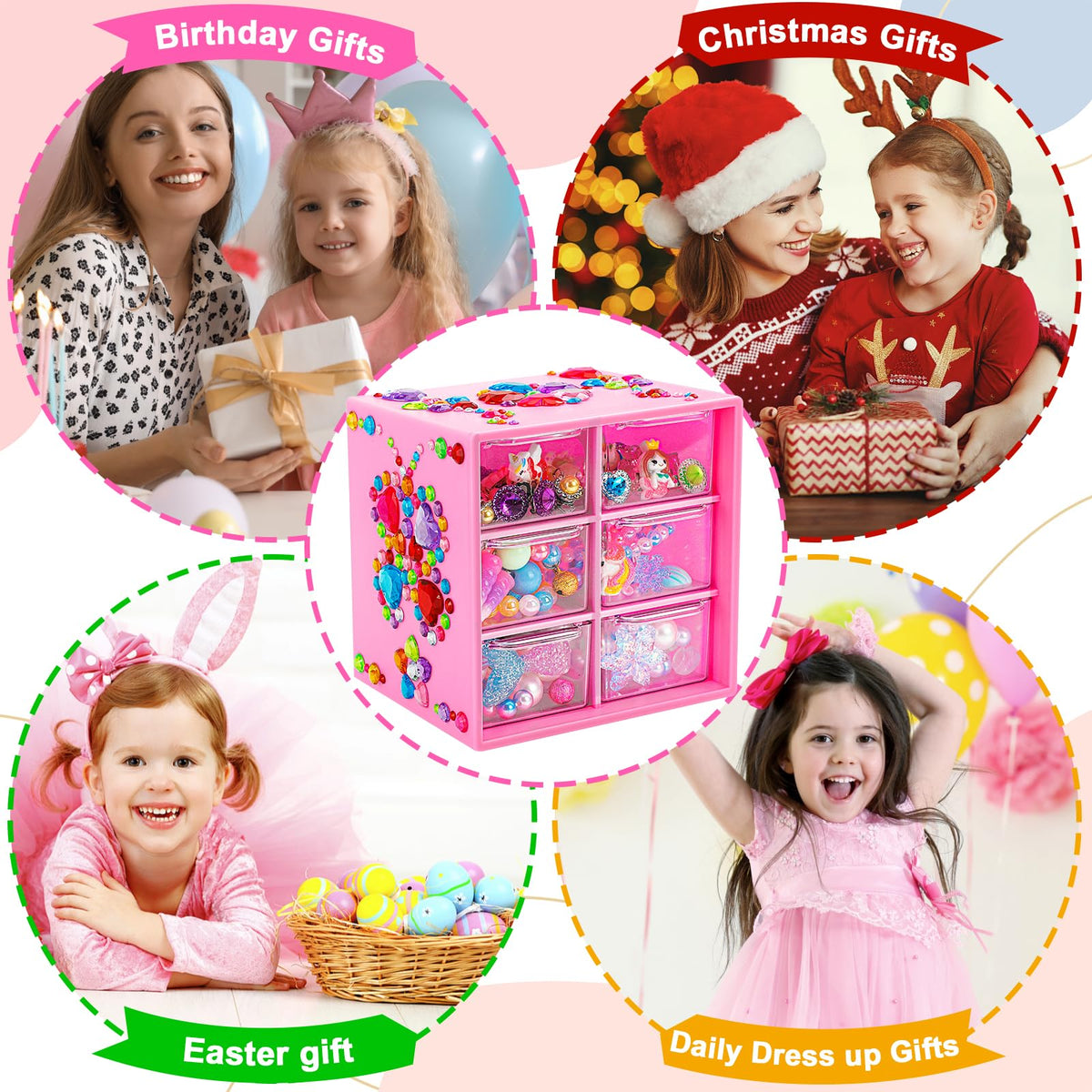 Jewelry Toys-for-Girls,Toddler Girl Toys Age 6-8,Kids Play Princess Toy