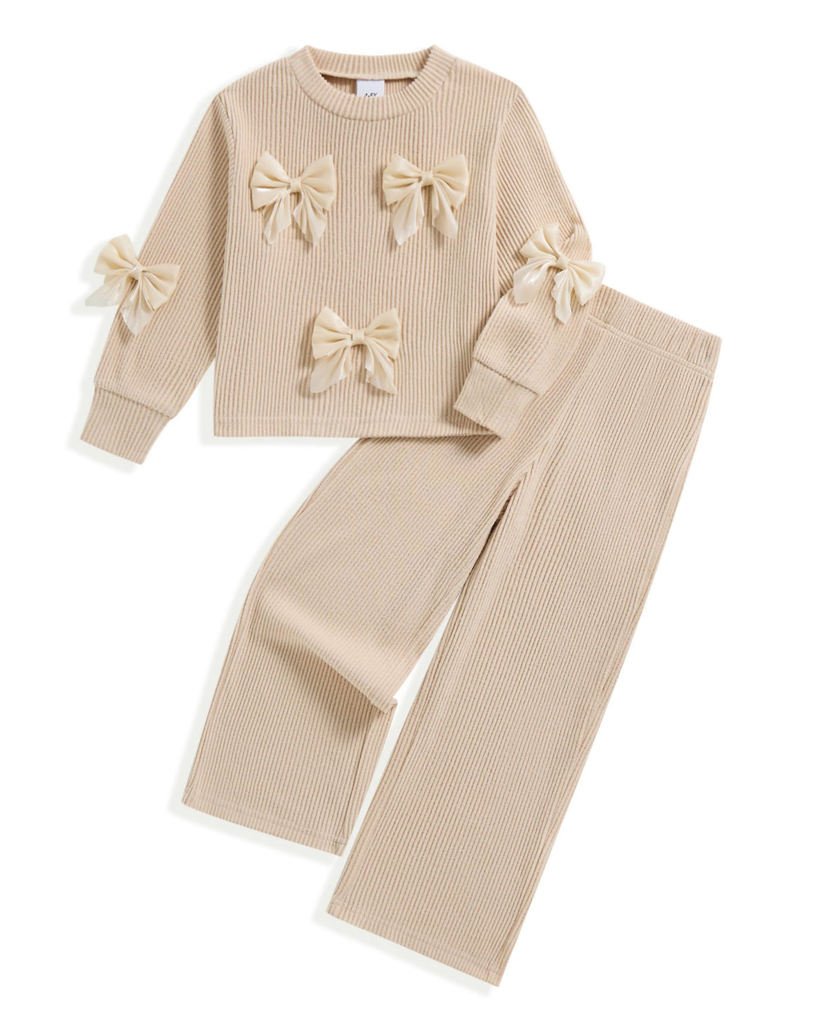 EVIRWZIA Girls Bow Outfit Set