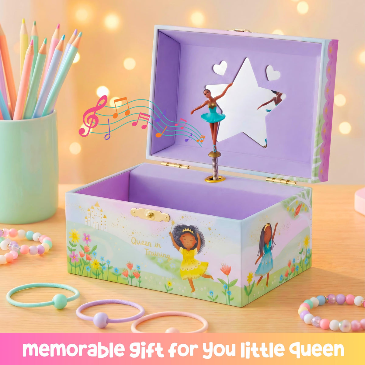 Giggle & Honey�� Musical Ballerina Jewelry Box for G