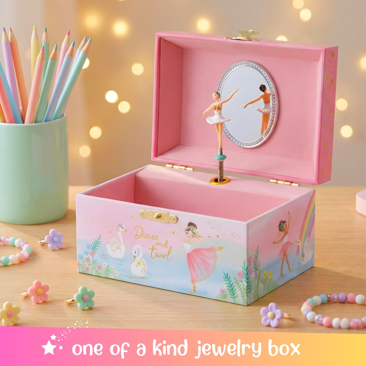 Giggle & Honey�� Musical Ballerina Jewelry Box for G