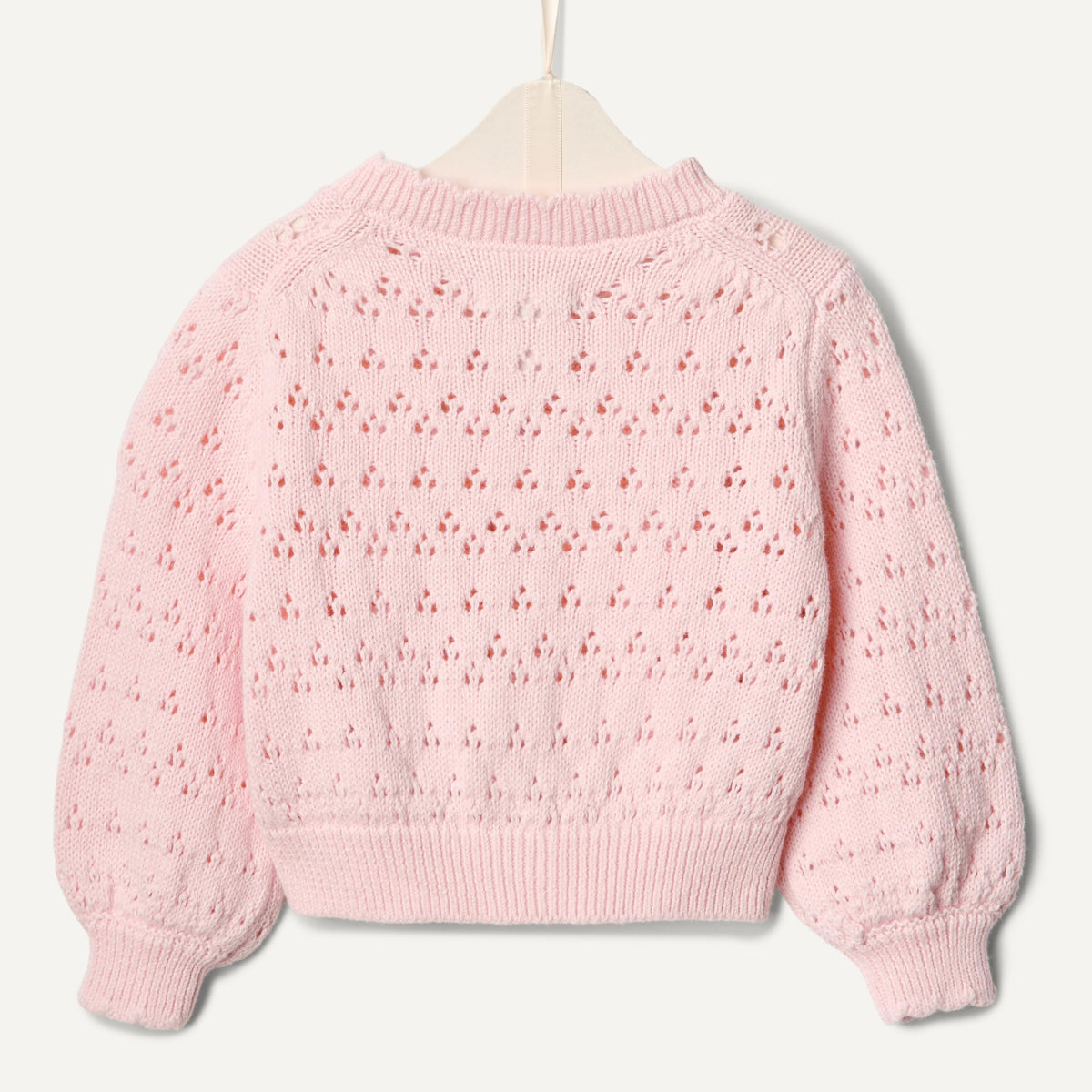 Amazon Essentials Baby Girls' Baby Girls' and Toddlers Lightweight Knit Cardigan, Light Pink, 6-9 Months