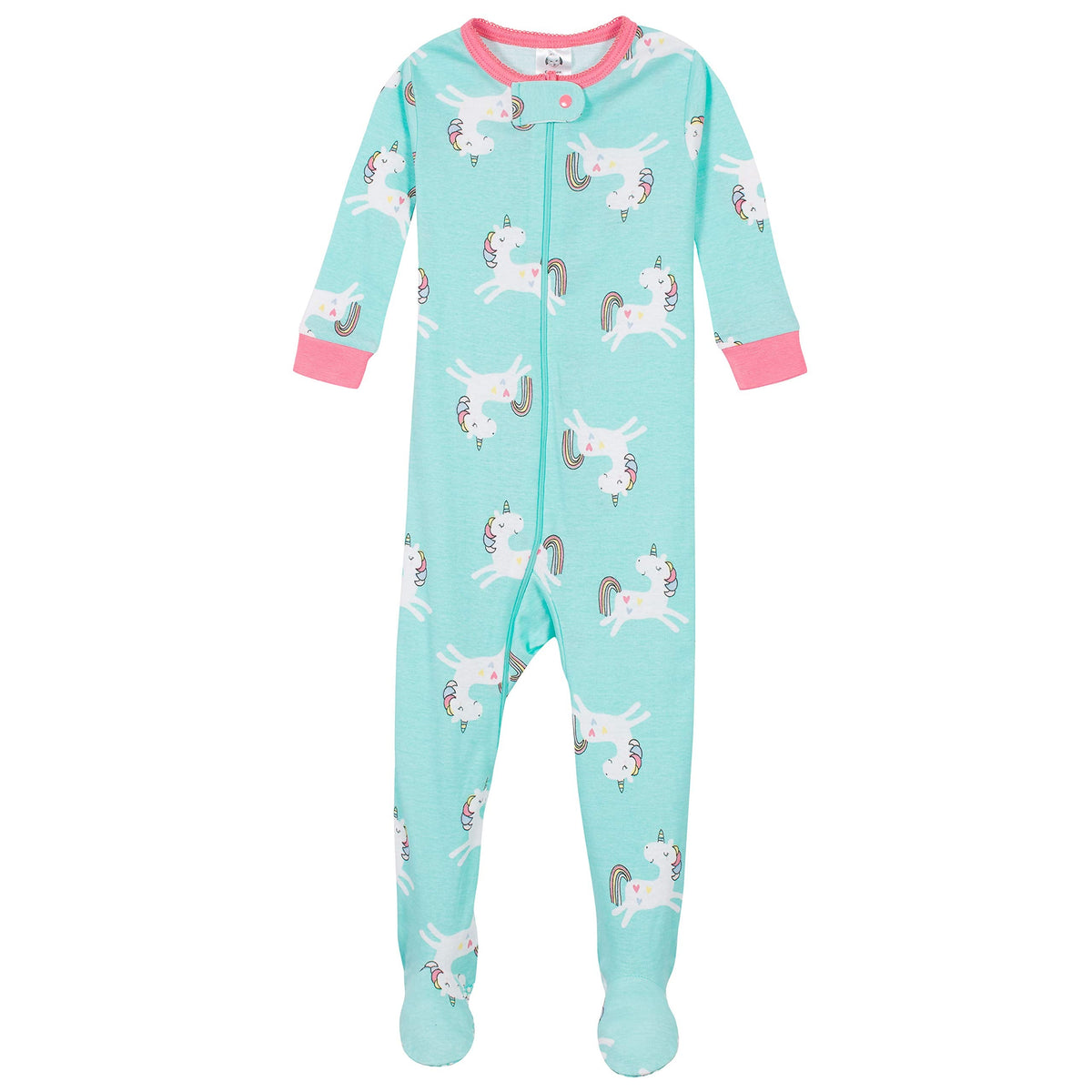Gerber Baby Girls 4-pack Footed Pajamas And Toddler Sleepers, Unicorns Cats Pink, 18 Months US