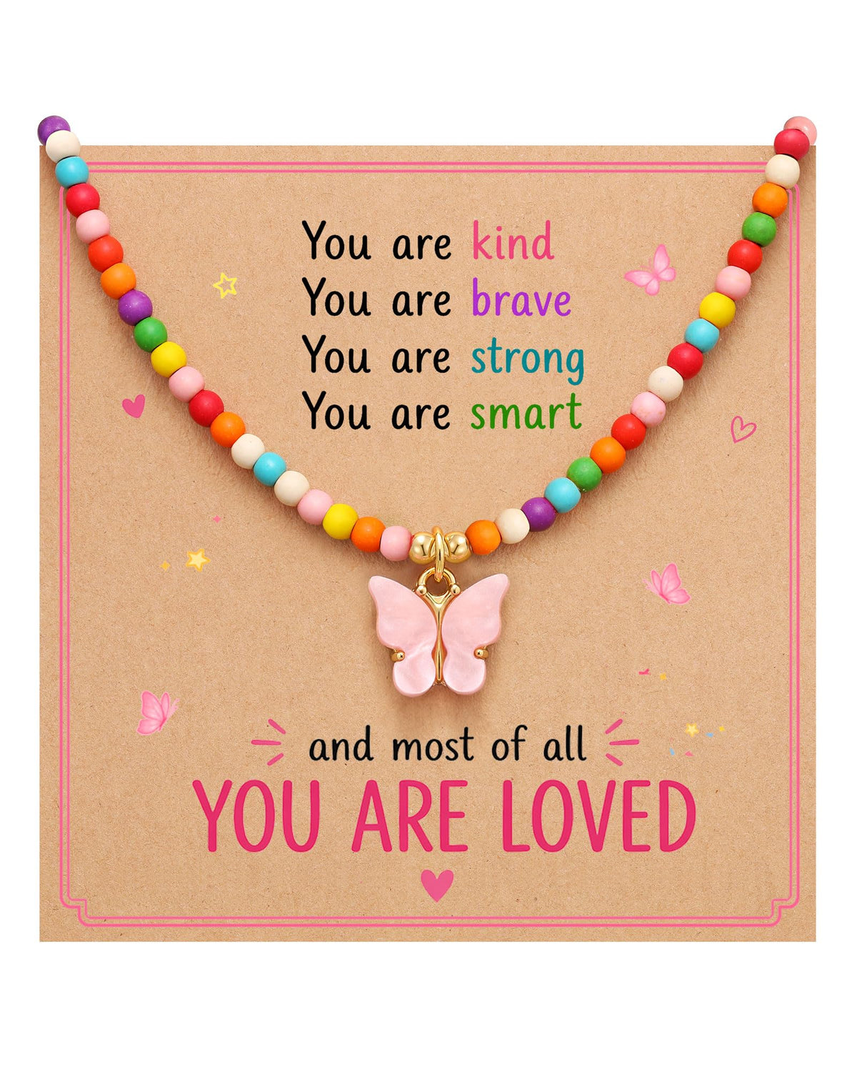 Kidbbi Necklace for Little Girl Kids Jewelry 4 5 7 6 8 12 Year Old Gifts