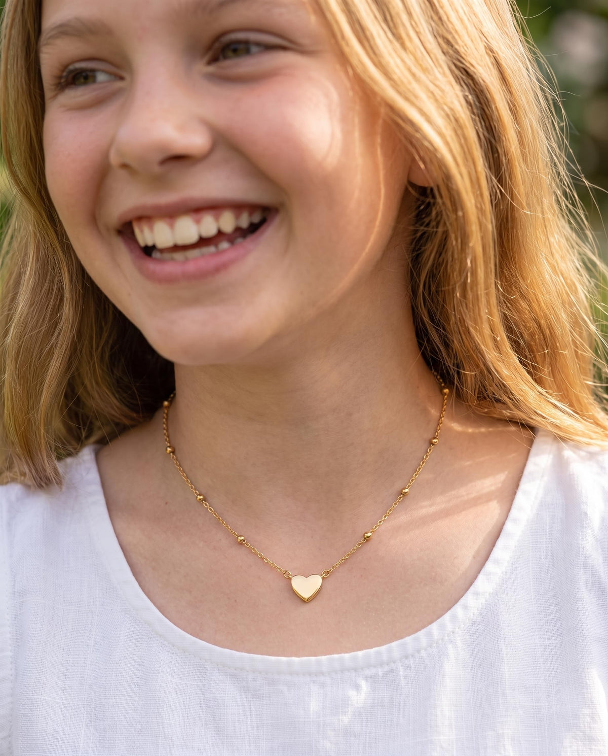 HGDEER Heart Nceklace for Girls Teens Tween Gifts